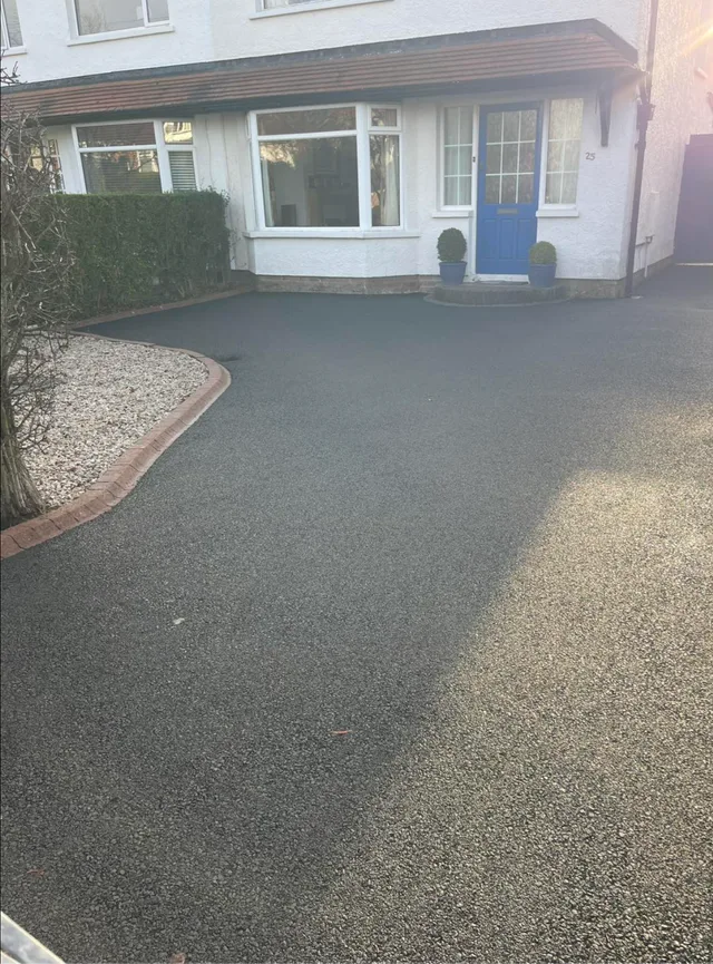 After: new tarmac driveway completed by JT Landscapes