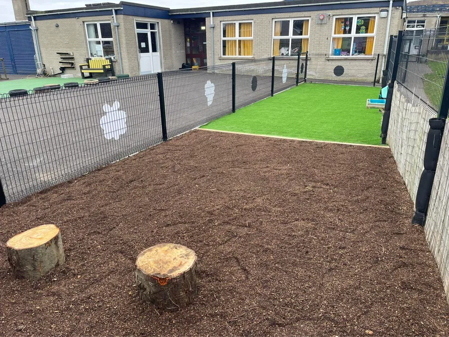 Primary school nursery garden transformation by JT Landscapes